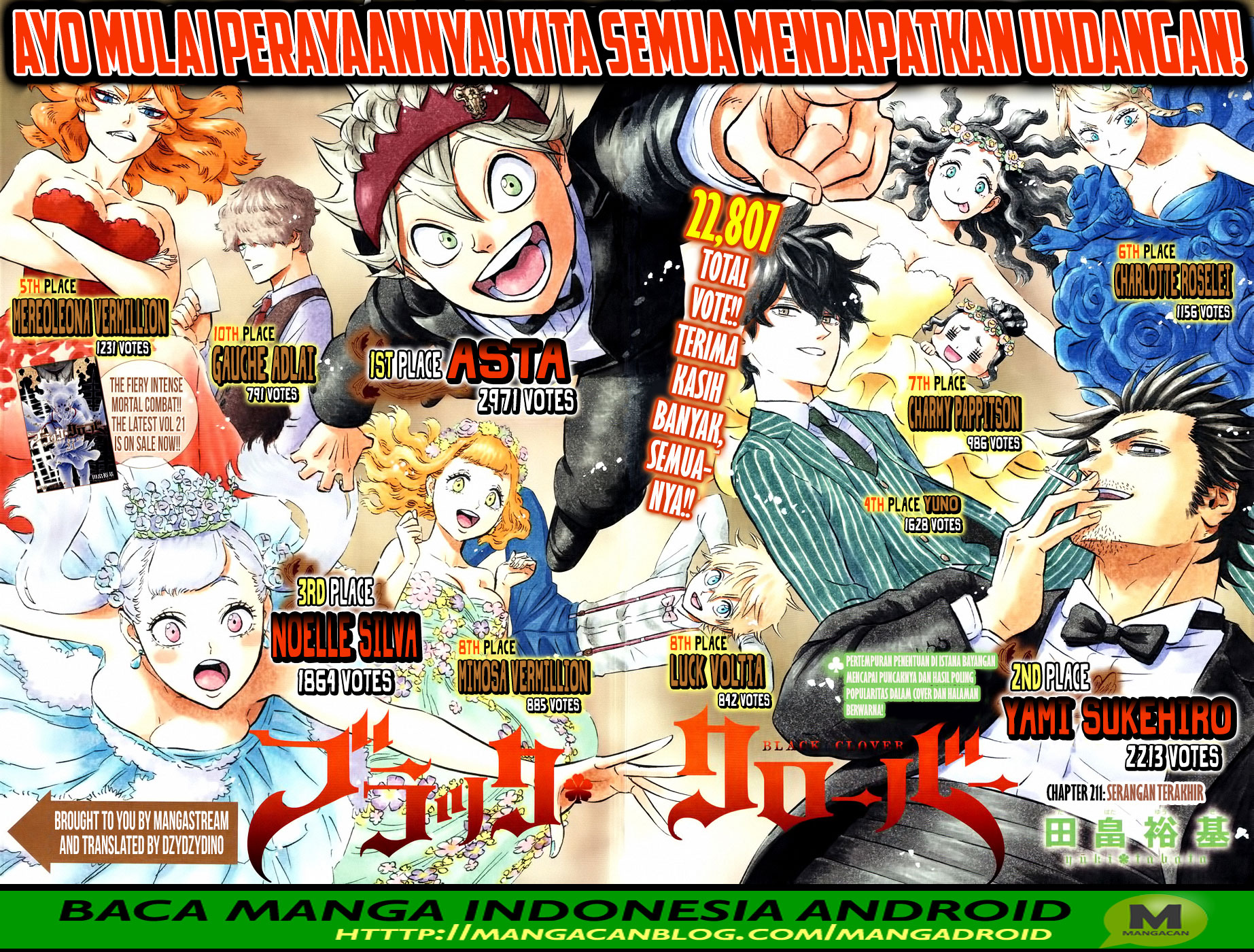 Black Clover Chapter 211 Bahasa Indonesia