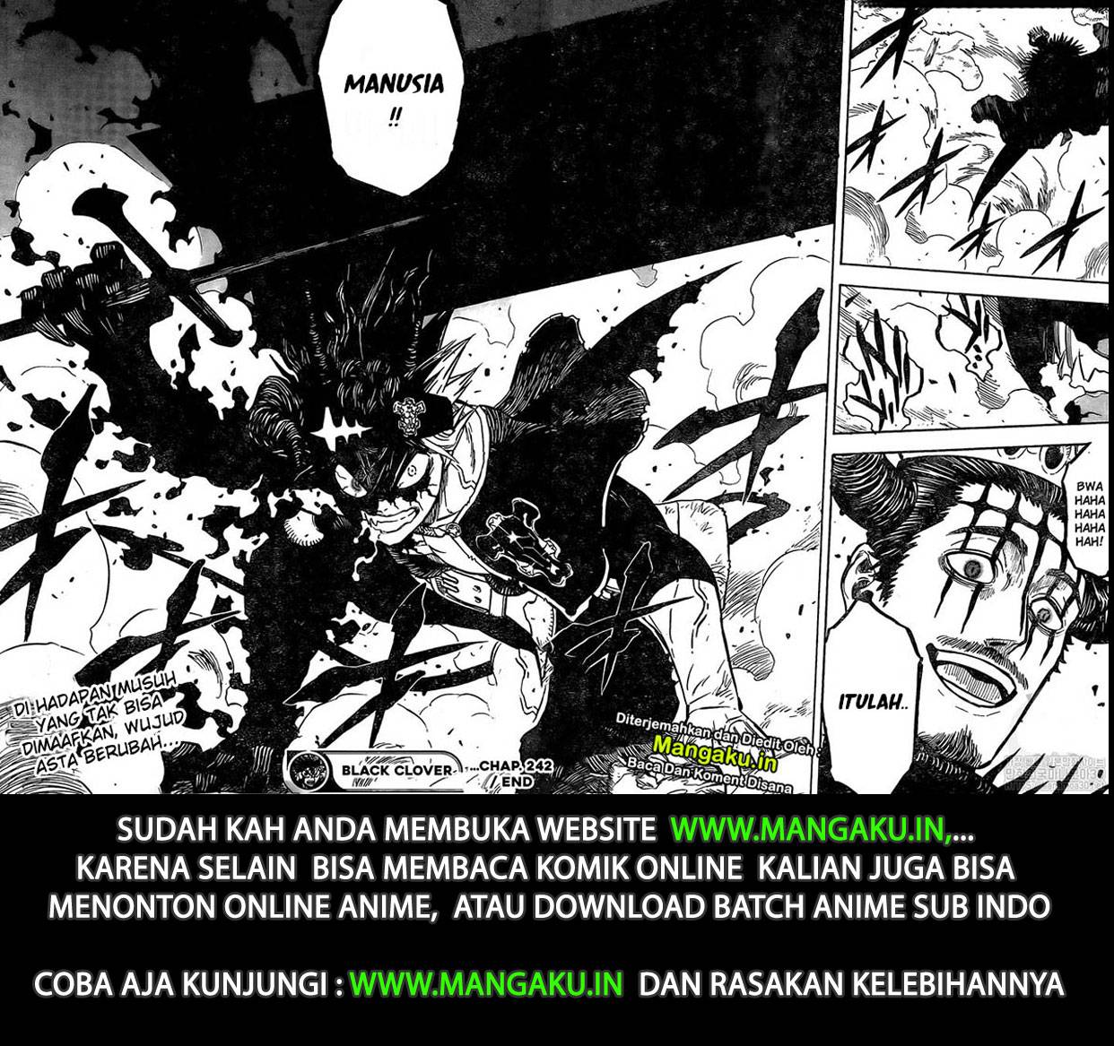 Black Clover Chapter 242 Bahasa Indonesia