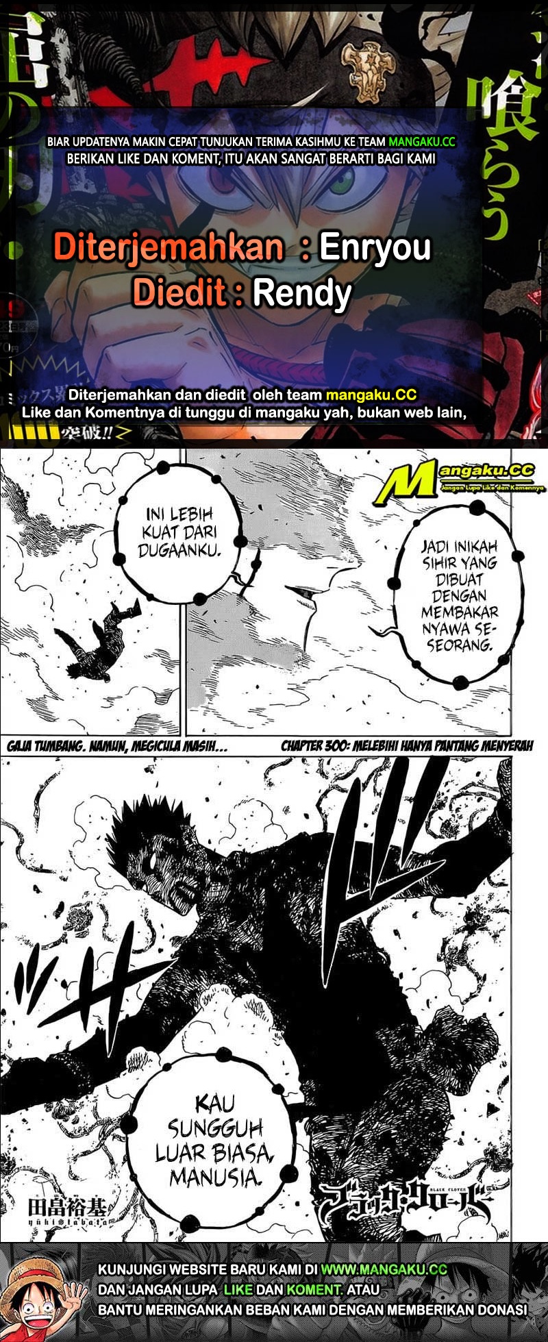 Black Clover Chapter 300 Bahasa Indonesia