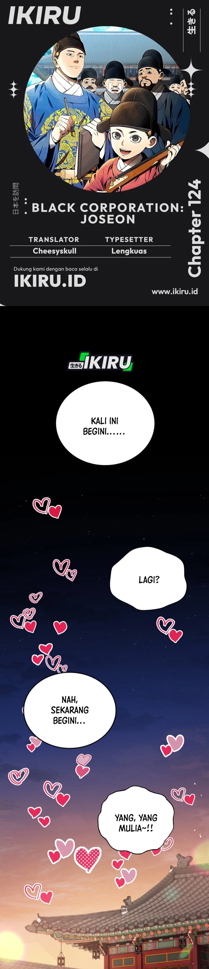Black Corporation: Joseon Chapter 124 Bahasa Indonesia