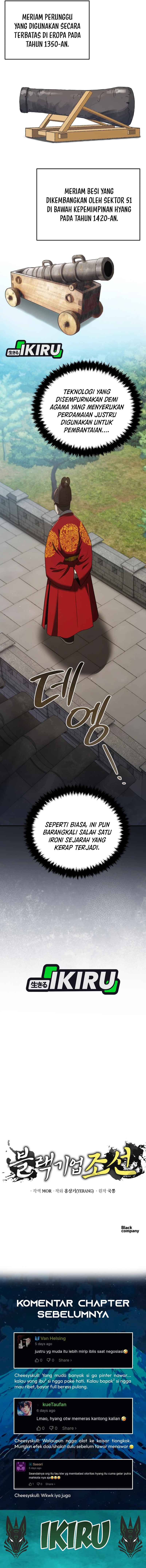 Black Corporation: Joseon Chapter 127 Bahasa Indonesia