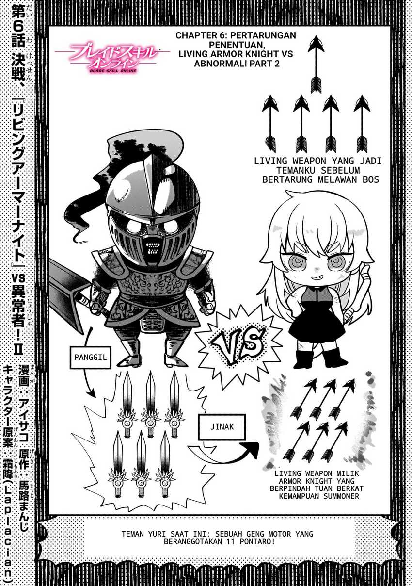 Blade Skill Online: Gomi Shokugyou de Saijaku Bukide Kuso Status no Ore, Itsunomanika “Last Boss” ni Nariagarimasu! Chapter 06 Bahasa Indonesia