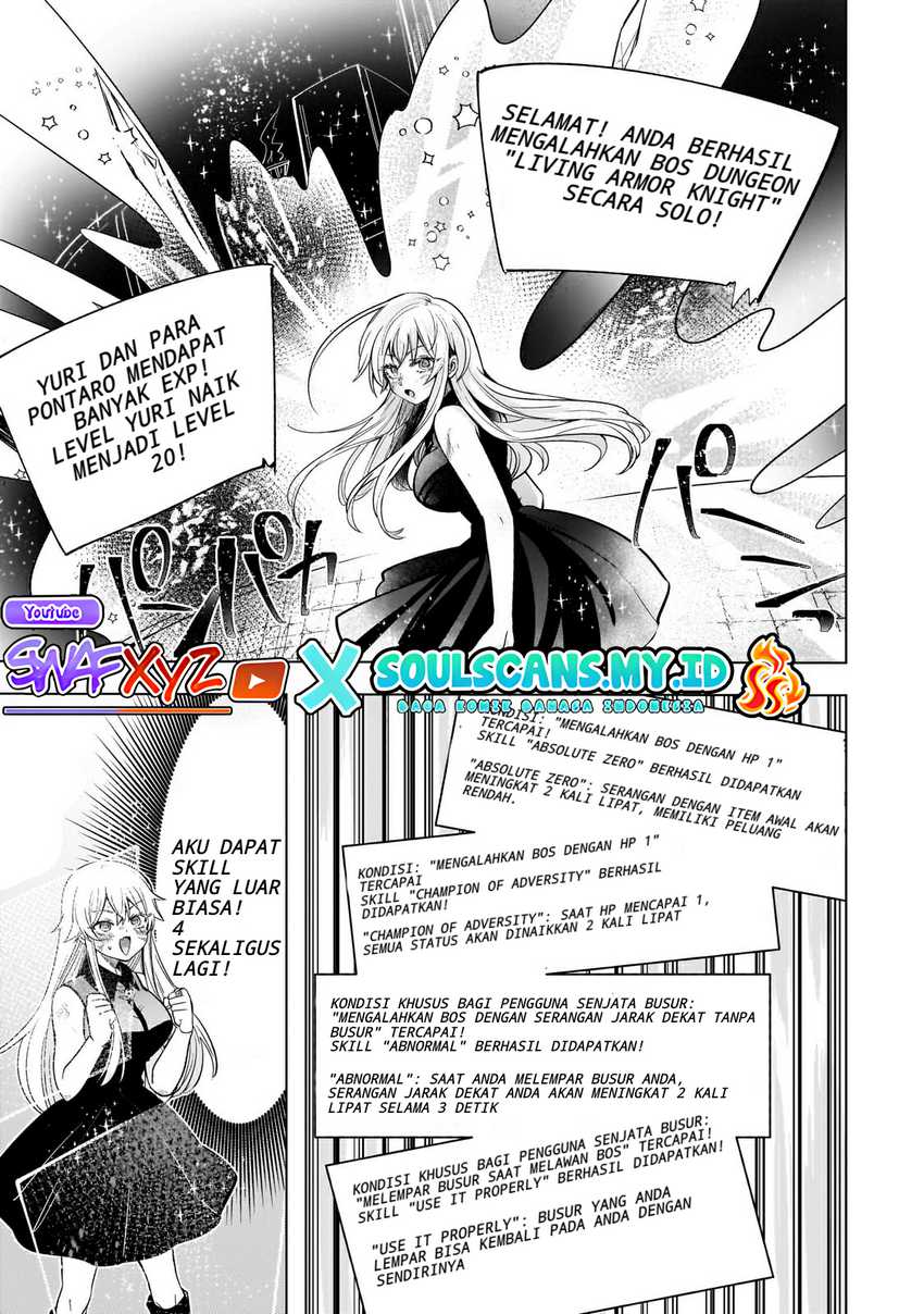 Blade Skill Online: Gomi Shokugyou de Saijaku Bukide Kuso Status no Ore, Itsunomanika “Last Boss” ni Nariagarimasu! Chapter 06 Bahasa Indonesia