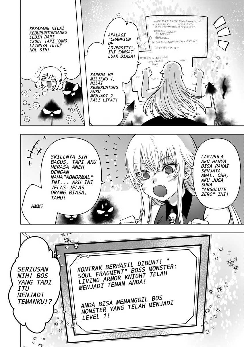 Blade Skill Online: Gomi Shokugyou de Saijaku Bukide Kuso Status no Ore, Itsunomanika “Last Boss” ni Nariagarimasu! Chapter 06 Bahasa Indonesia