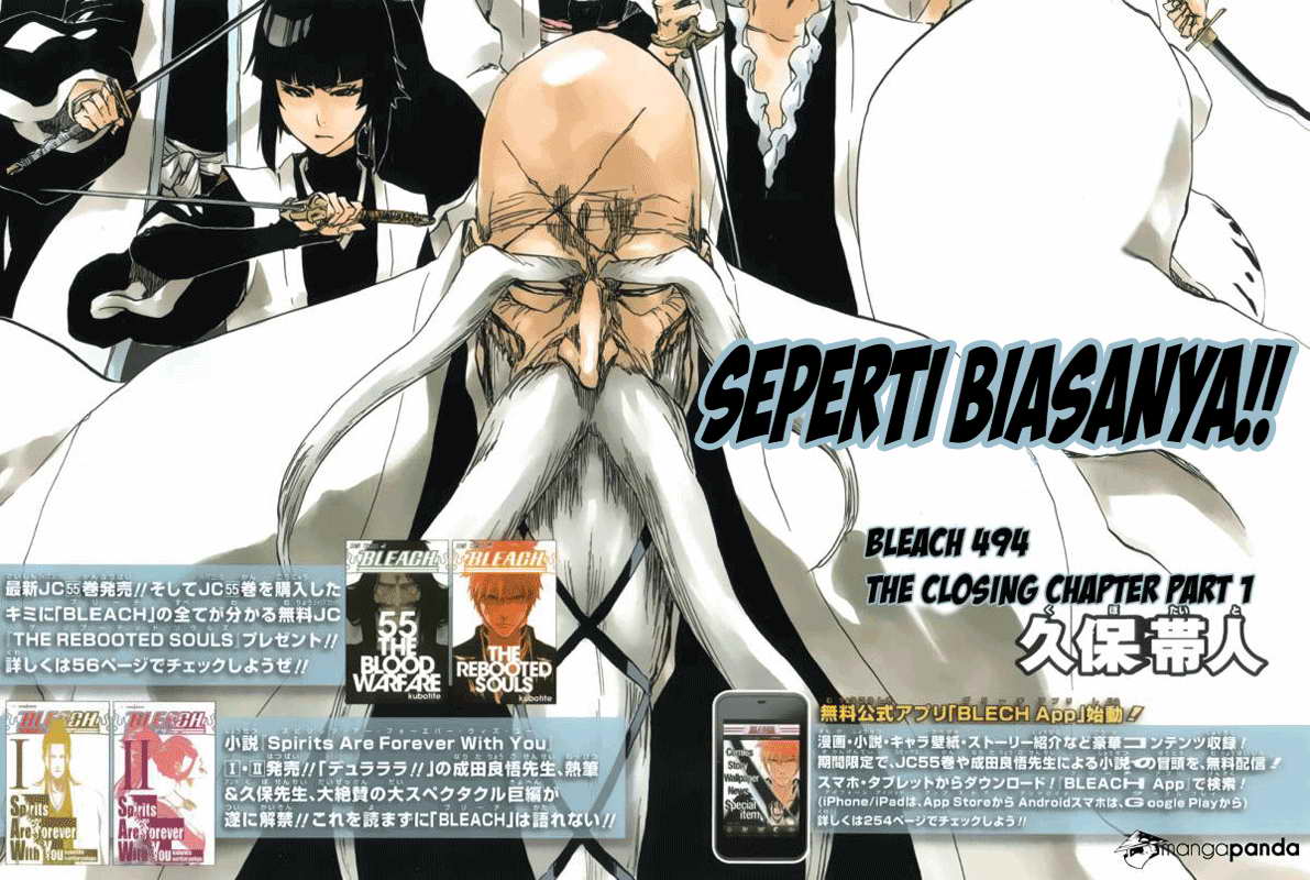 Bleach chapter 494