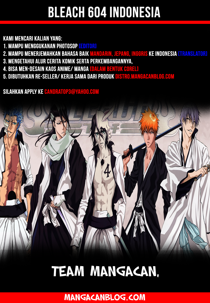 Bleach Chapter 604 Bahasa Indonesia