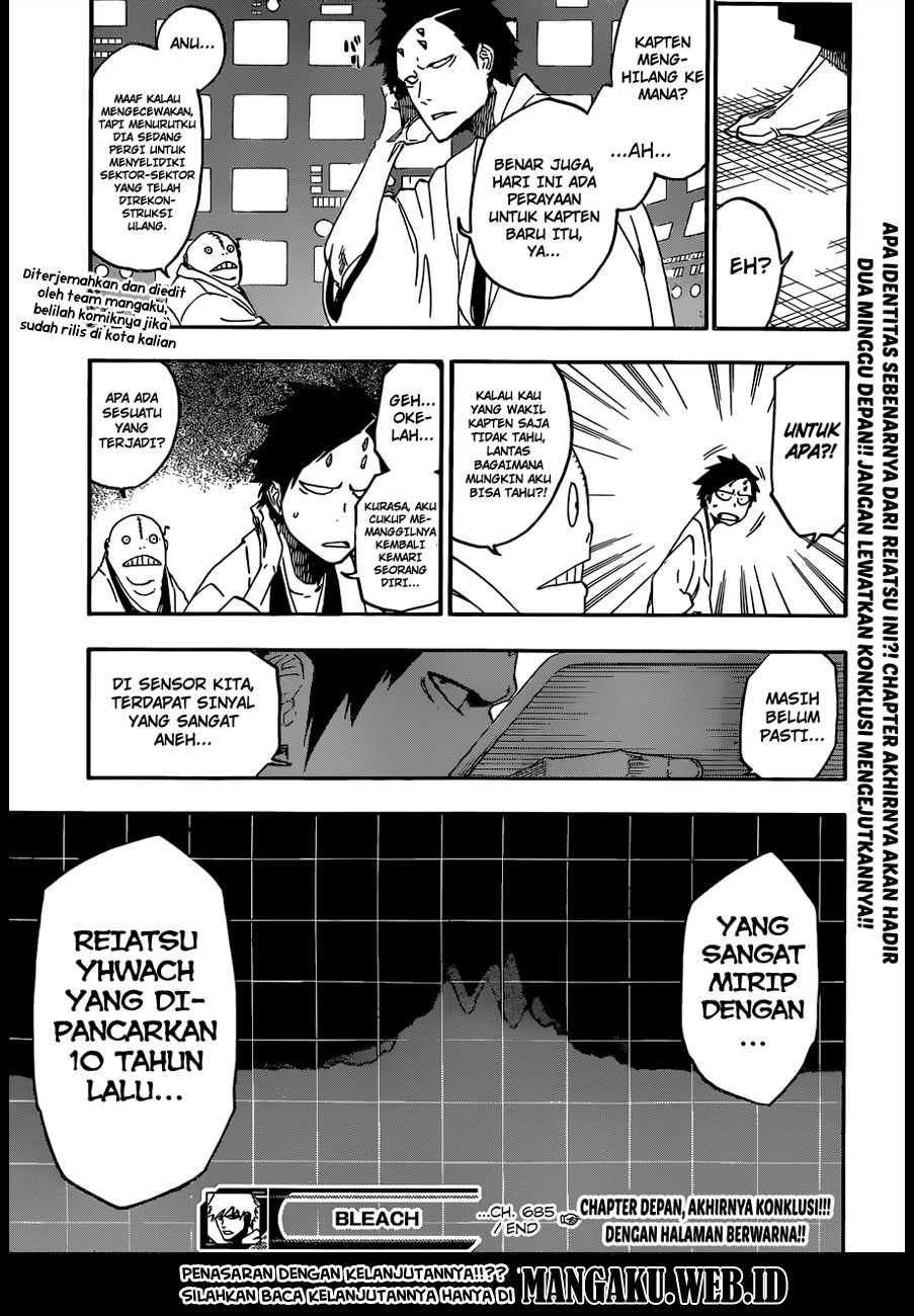 Bleach Chapter 685 Bahasa Indonesia