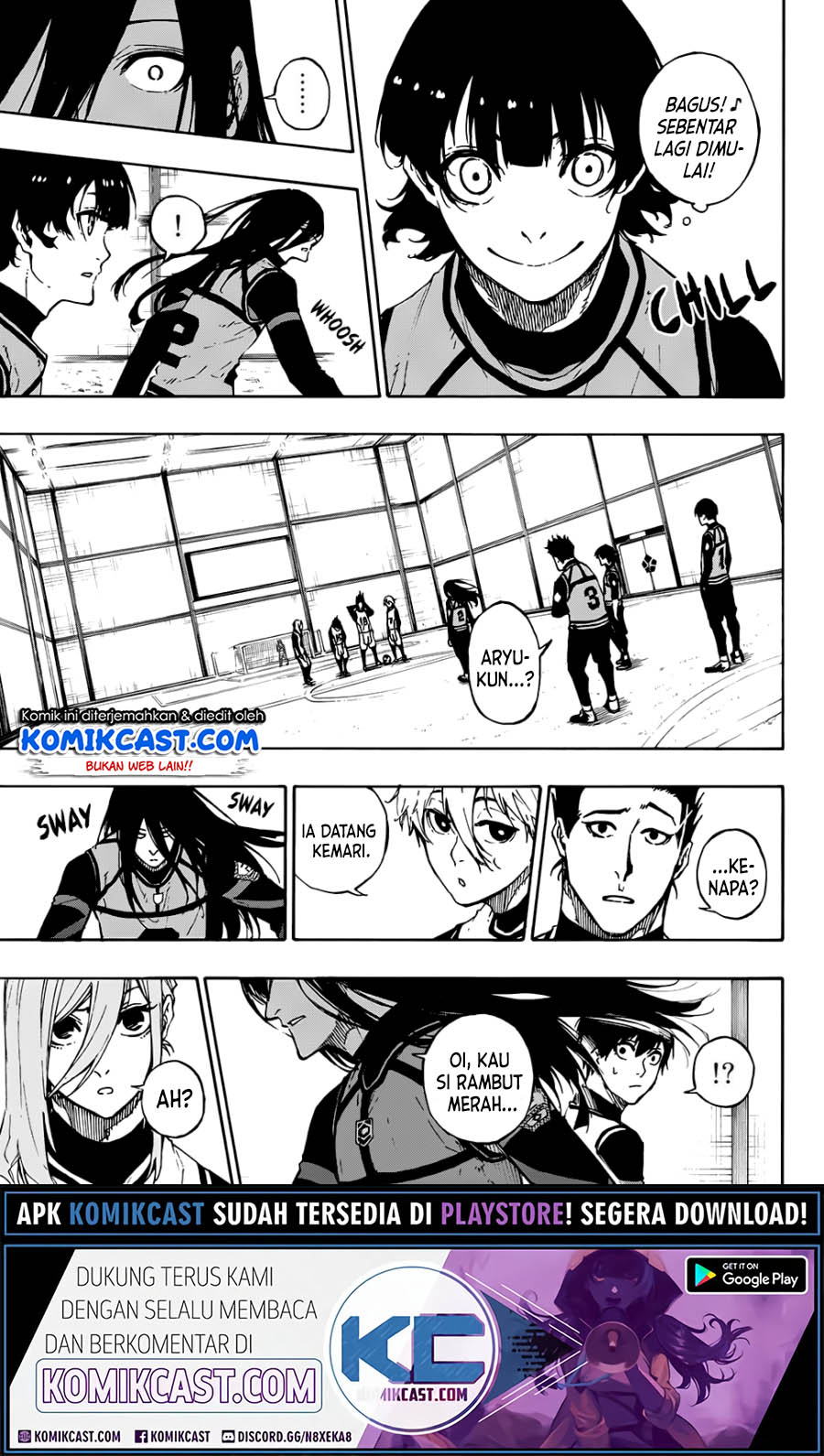 Blue Lock Chapter 72 Bahasa Indonesia