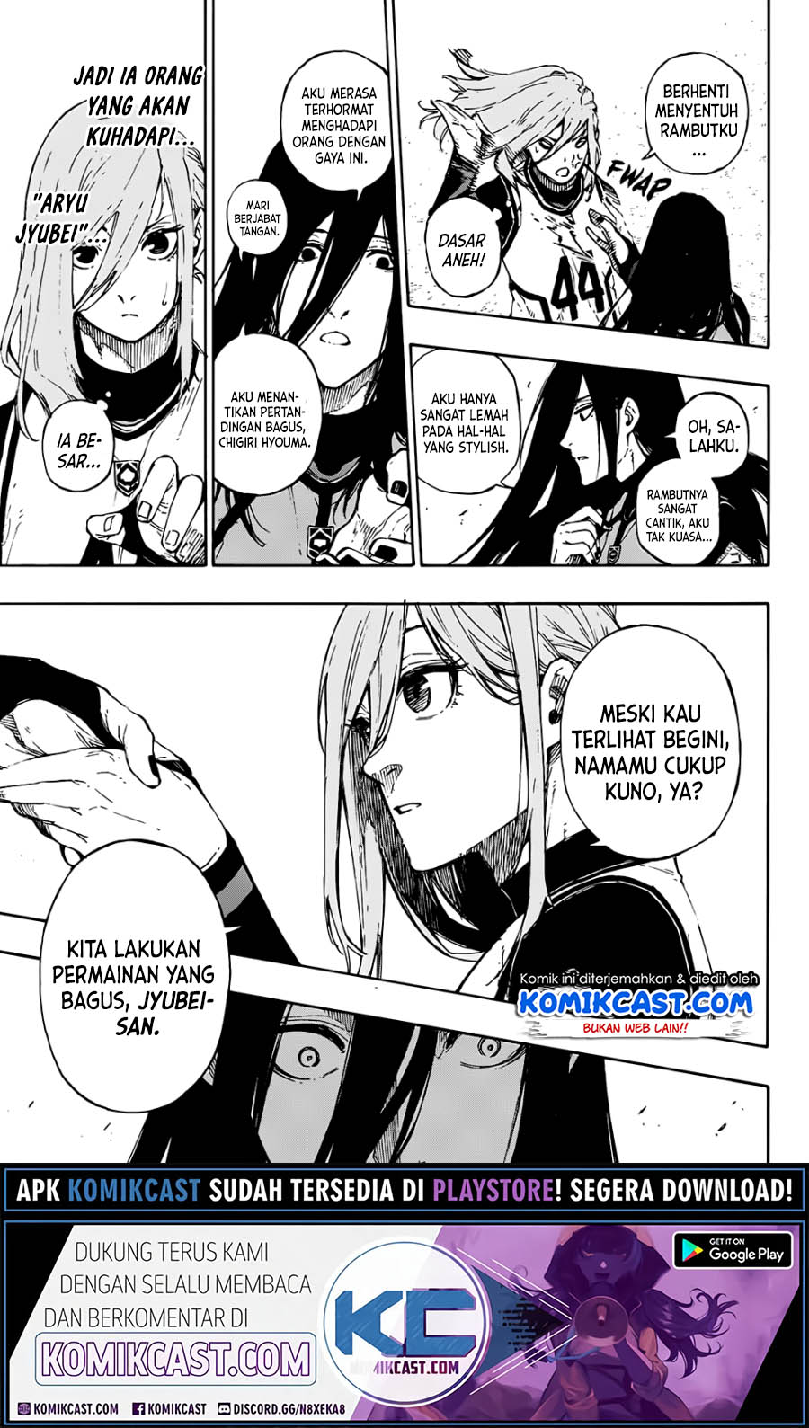 Blue Lock Chapter 72 Bahasa Indonesia