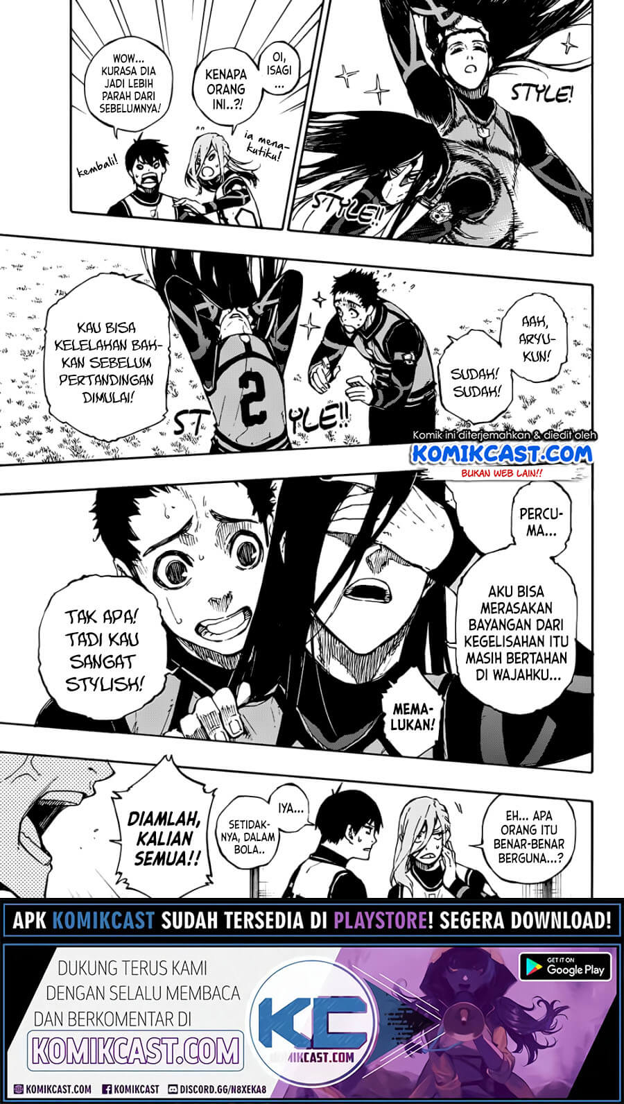 Blue Lock Chapter 72 Bahasa Indonesia
