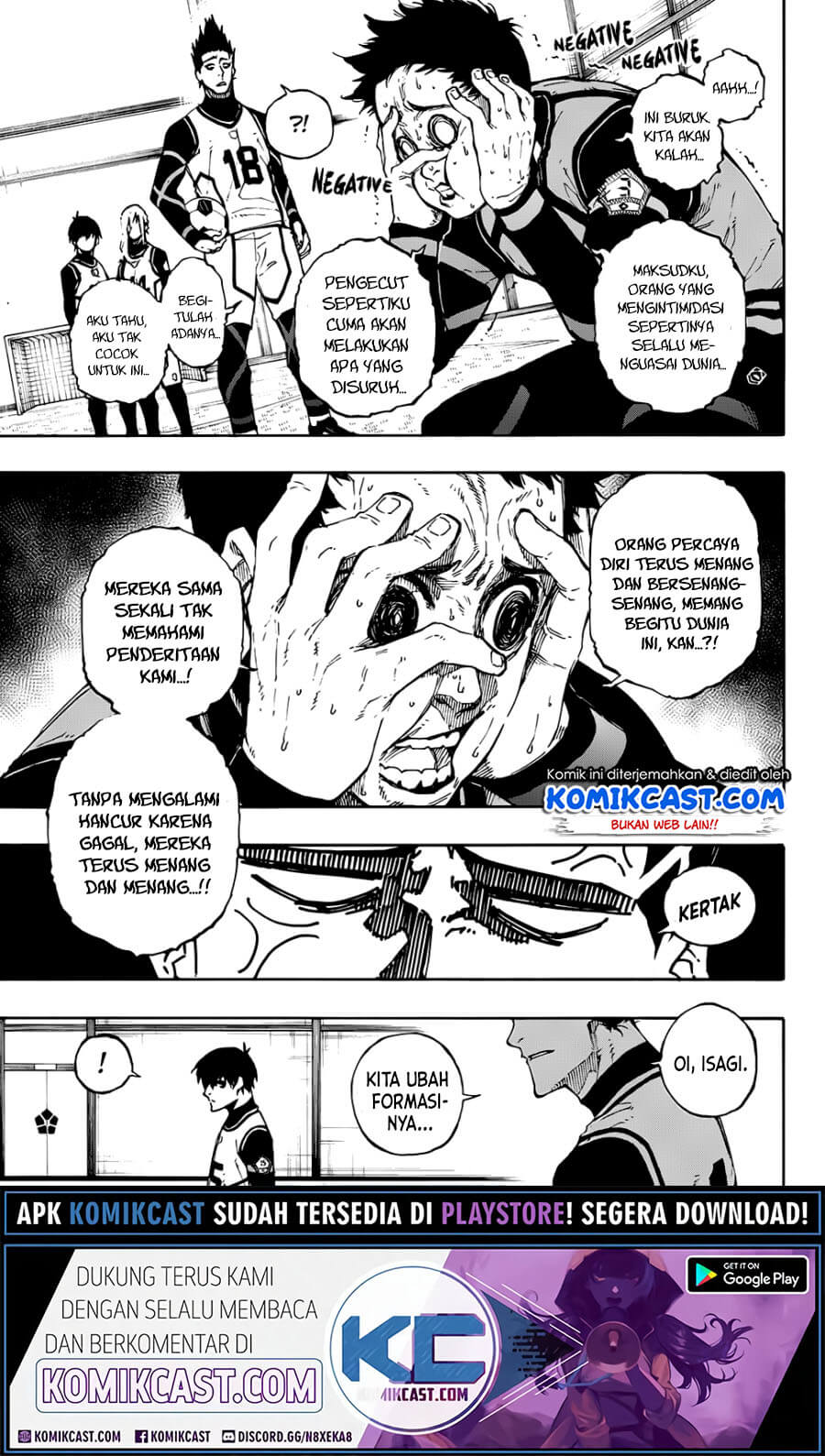 Blue Lock Chapter 72 Bahasa Indonesia