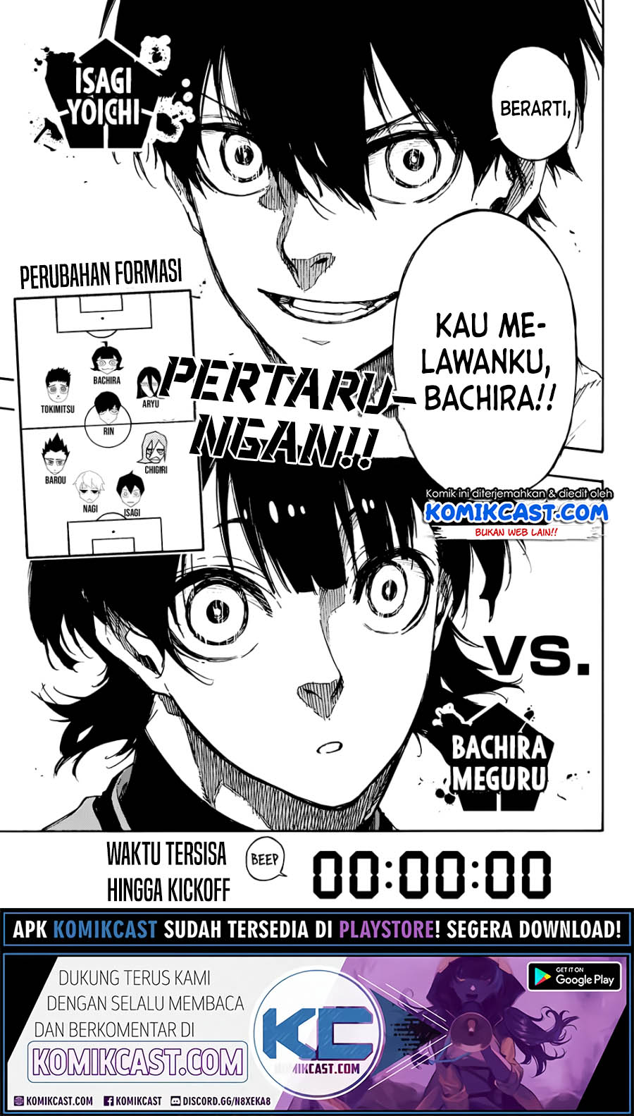 Blue Lock Chapter 72 Bahasa Indonesia
