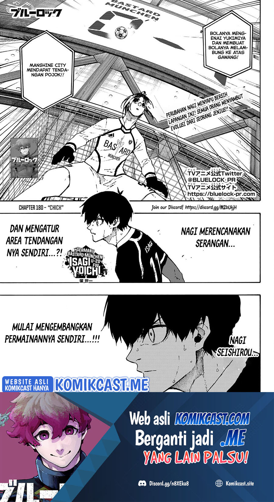 Dilarang COPAS - situs resmi www.mangacanblog.com - Komik blue lock 180 - chapter 180 181 Indonesia blue lock 180 - chapter 180 Terbaru 1|Baca Manga Komik Indonesia|Mangacan