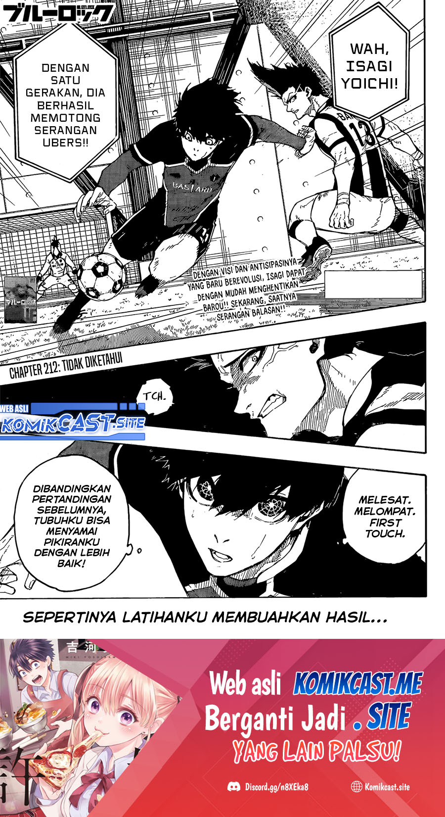 Dilarang COPAS - situs resmi www.mangacanblog.com - Komik blue lock 212 - chapter 212 213 Indonesia blue lock 212 - chapter 212 Terbaru 1|Baca Manga Komik Indonesia|Mangacan