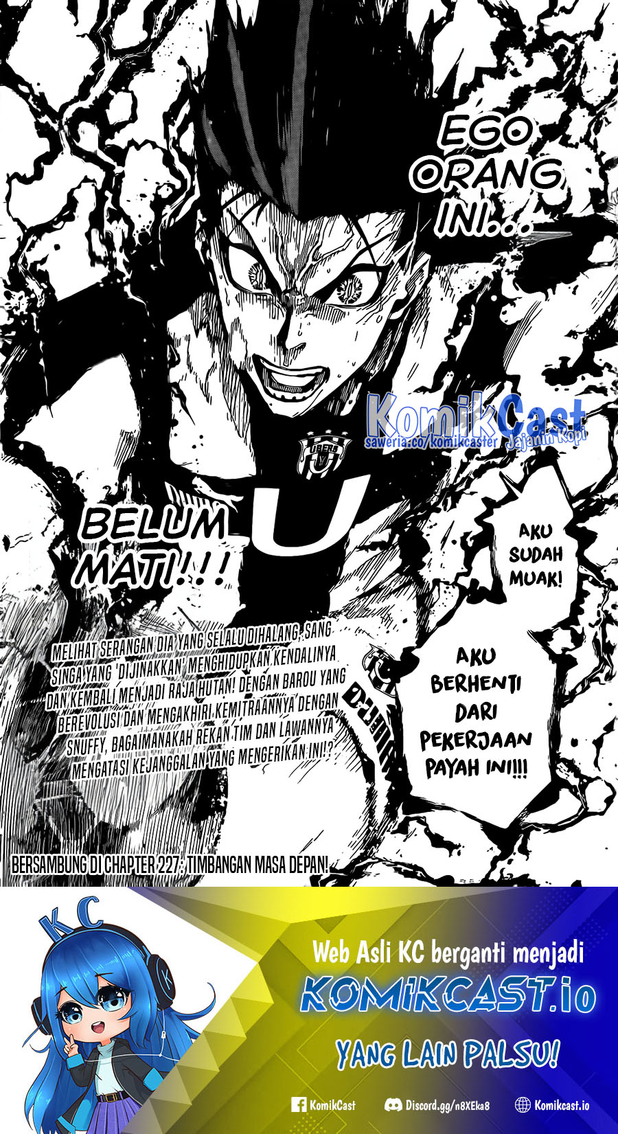 Blue Lock Chapter 226 Bahasa Indonesia