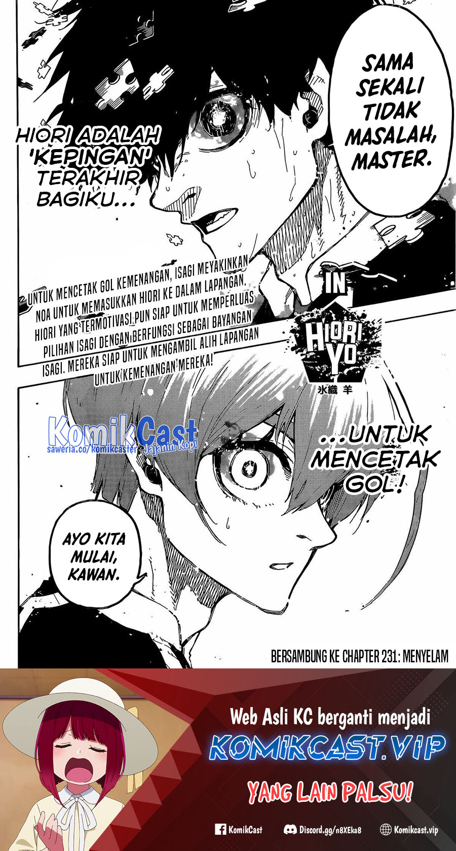 Dilarang COPAS - situs resmi www.mangacanblog.com - Komik blue lock 230 - chapter 230 231 Indonesia blue lock 230 - chapter 230 Terbaru 19|Baca Manga Komik Indonesia|Mangacan