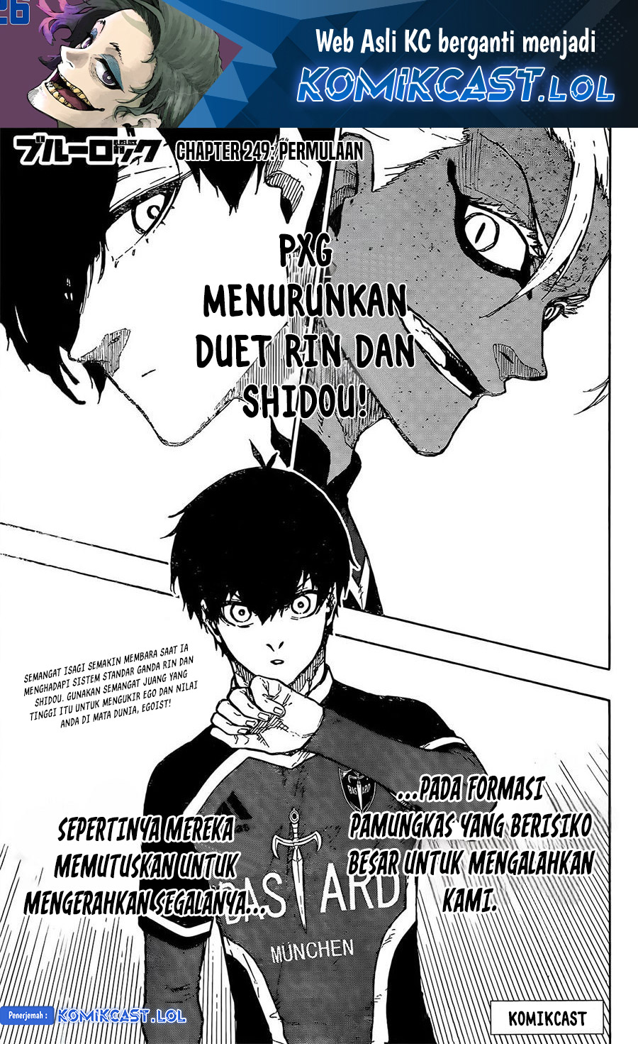 Dilarang COPAS - situs resmi www.mangacanblog.com - Komik blue lock 249 - chapter 249 250 Indonesia blue lock 249 - chapter 249 Terbaru 1|Baca Manga Komik Indonesia|Mangacan