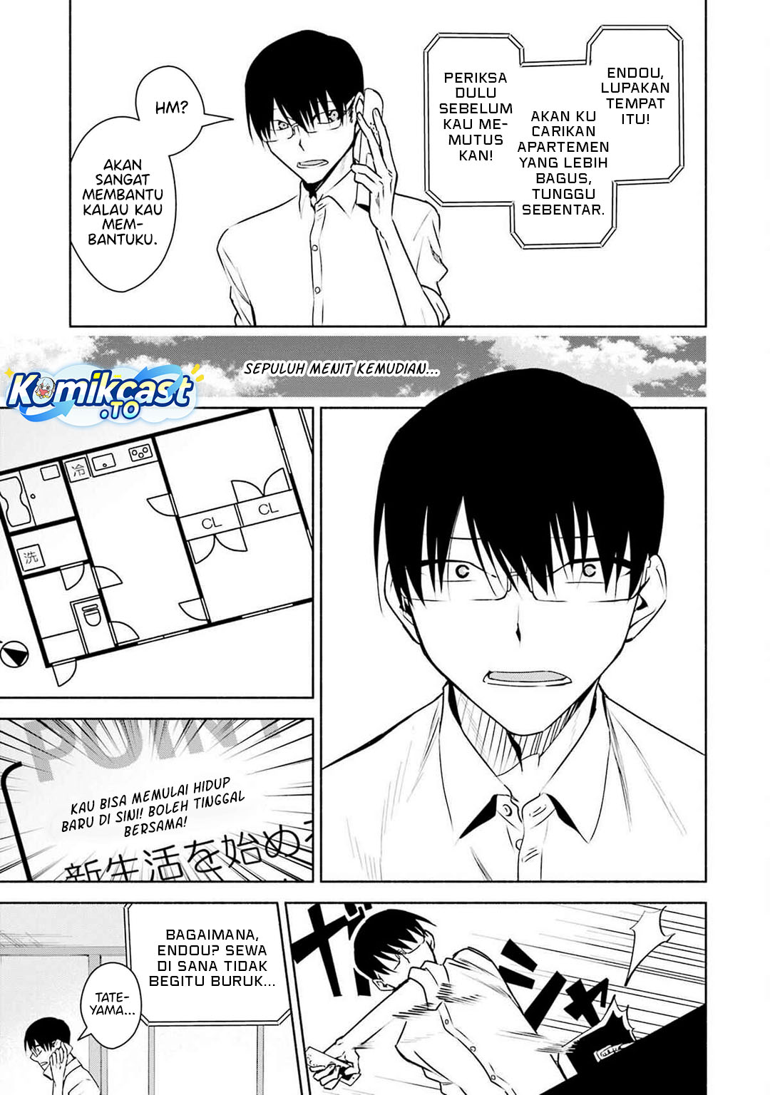 Bocchi no Boku ni Kyousei Kanojo ga Yattekita Chapter 33 Bahasa Indonesia