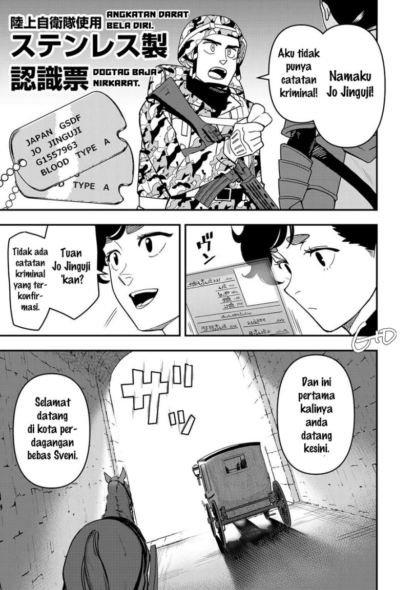 Bocchi Jieikan no Isekai Funsenki Chapter 03 Bahasa Indonesia
