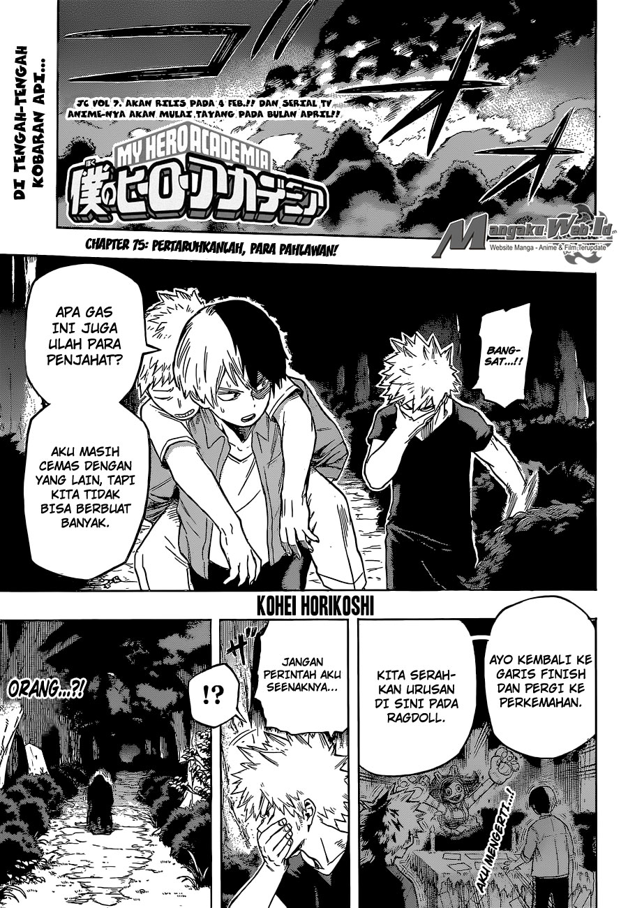 Boku no Hero Academia chapter 75