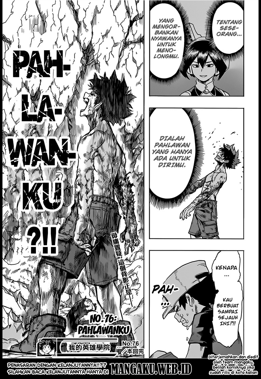 Boku no Hero Academia chapter 76