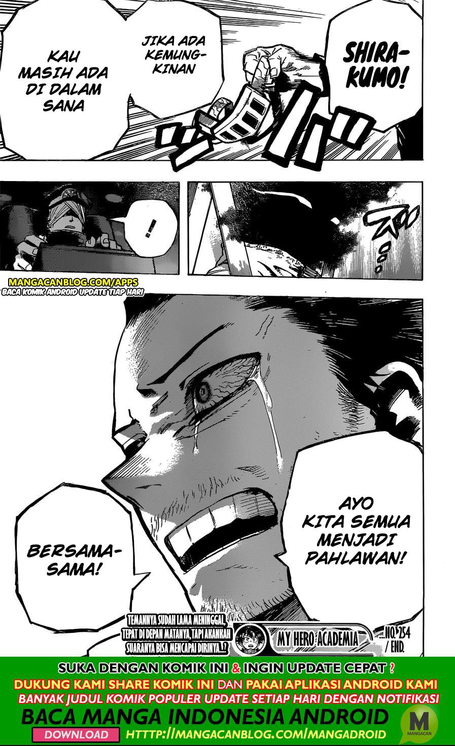 Boku no Hero Academia Chapter 254 Bahasa Indonesia
