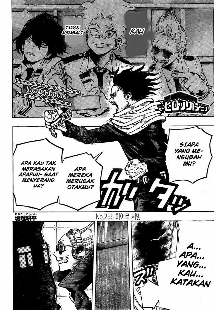 Boku no Hero Academia Chapter 255 Bahasa Indonesia