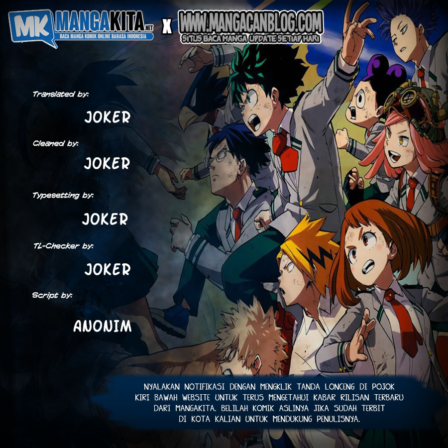 Boku no Hero Academia chapter 262