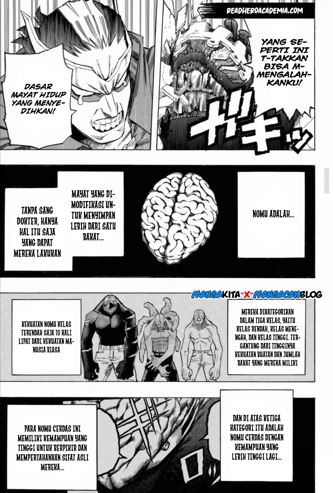 Boku no Hero Academia chapter 262
