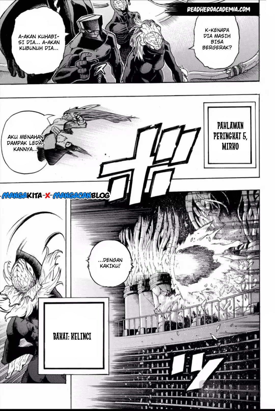 Boku no Hero Academia chapter 262