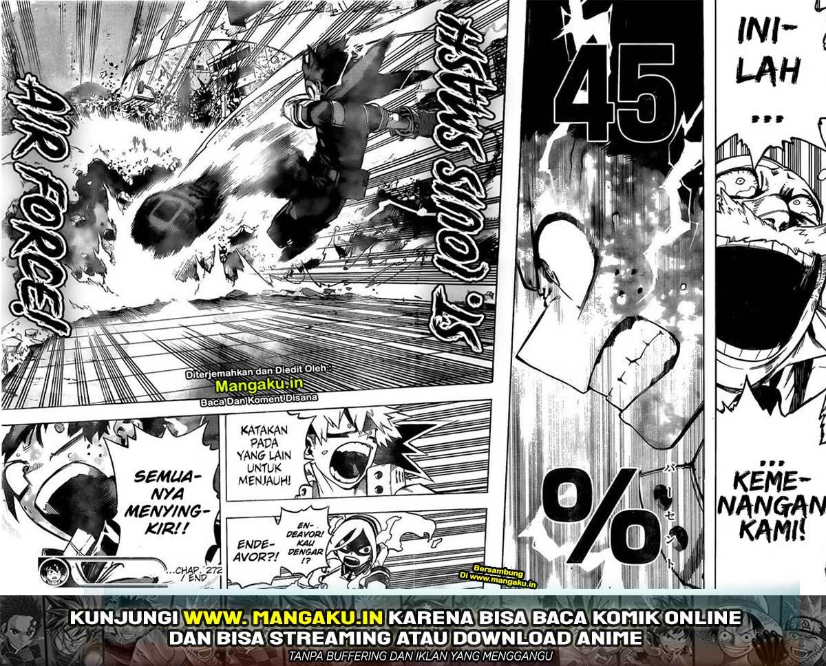 Boku no Hero Academia Chapter 272 Bahasa Indonesia