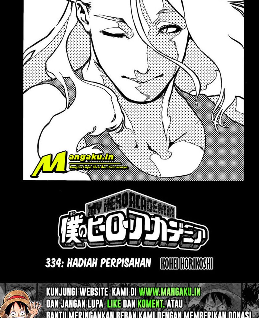 Boku no Hero Academia Chapter 334 Bahasa Indonesia