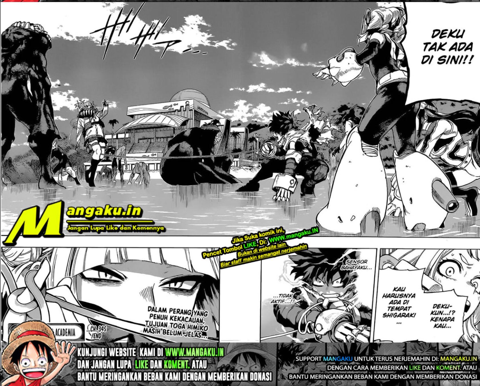 Boku no Hero Academia chapter 345