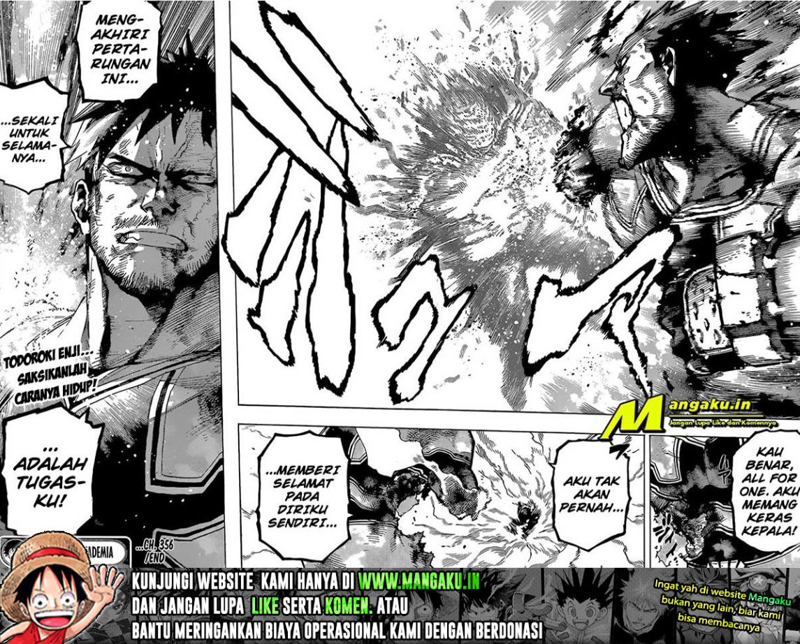 Boku no Hero Academia chapter 356