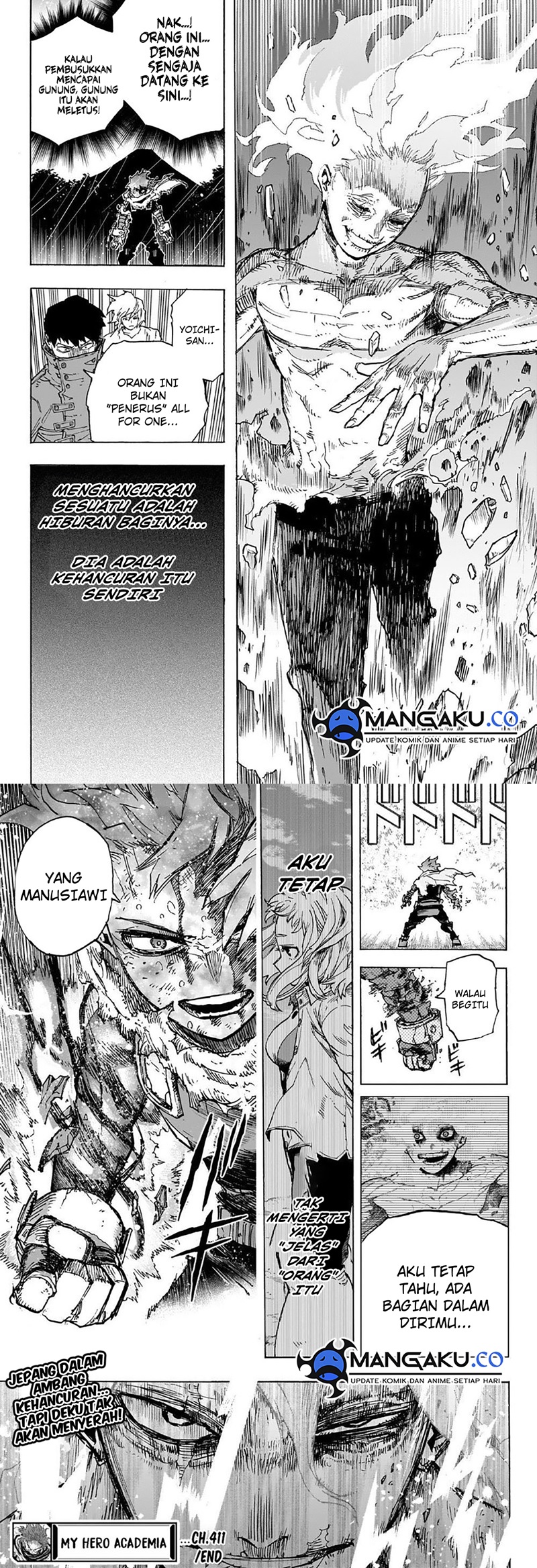 Boku no Hero Academia chapter 411