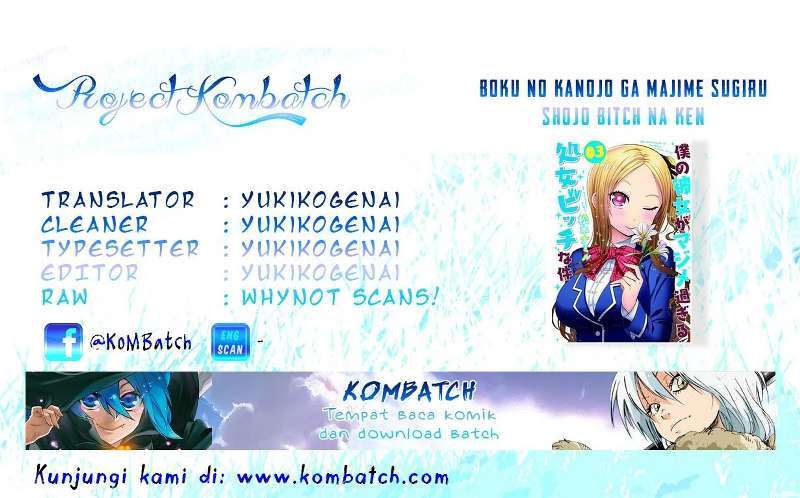 Boku no Kanojo ga Majime Sugiru Shojo Bitch na Ken chapter 18