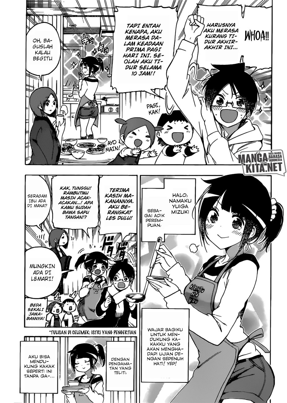Bokutachi wa Benkyou ga Dekinai Chapter 125 Bahasa Indonesia