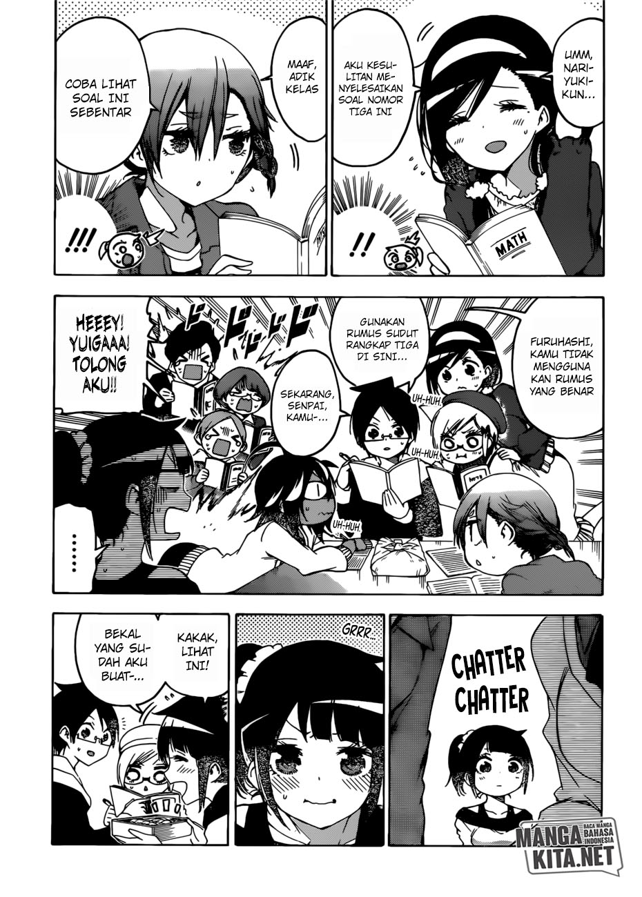 Bokutachi wa Benkyou ga Dekinai Chapter 125 Bahasa Indonesia