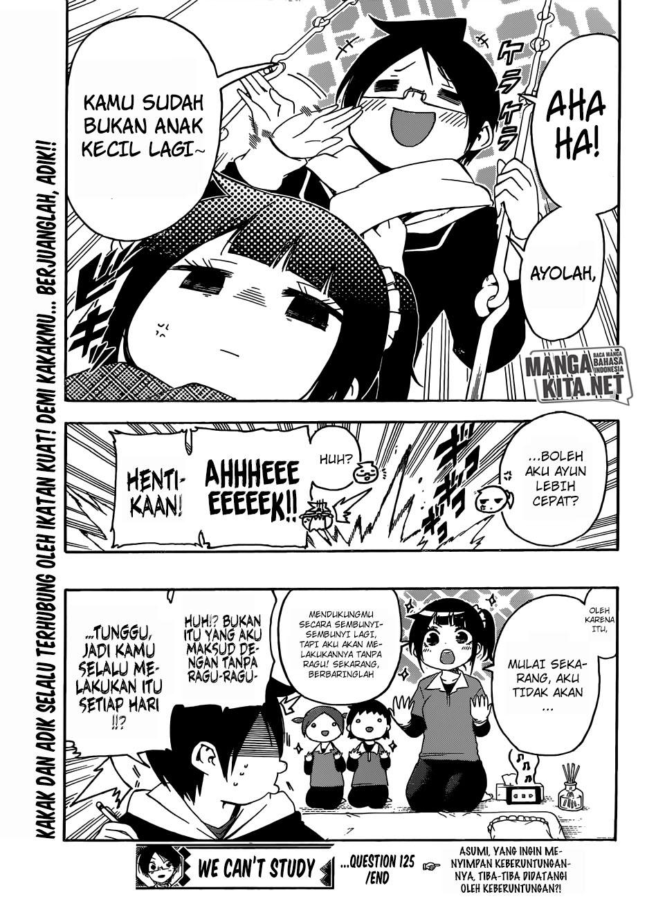 Bokutachi wa Benkyou ga Dekinai Chapter 125 Bahasa Indonesia