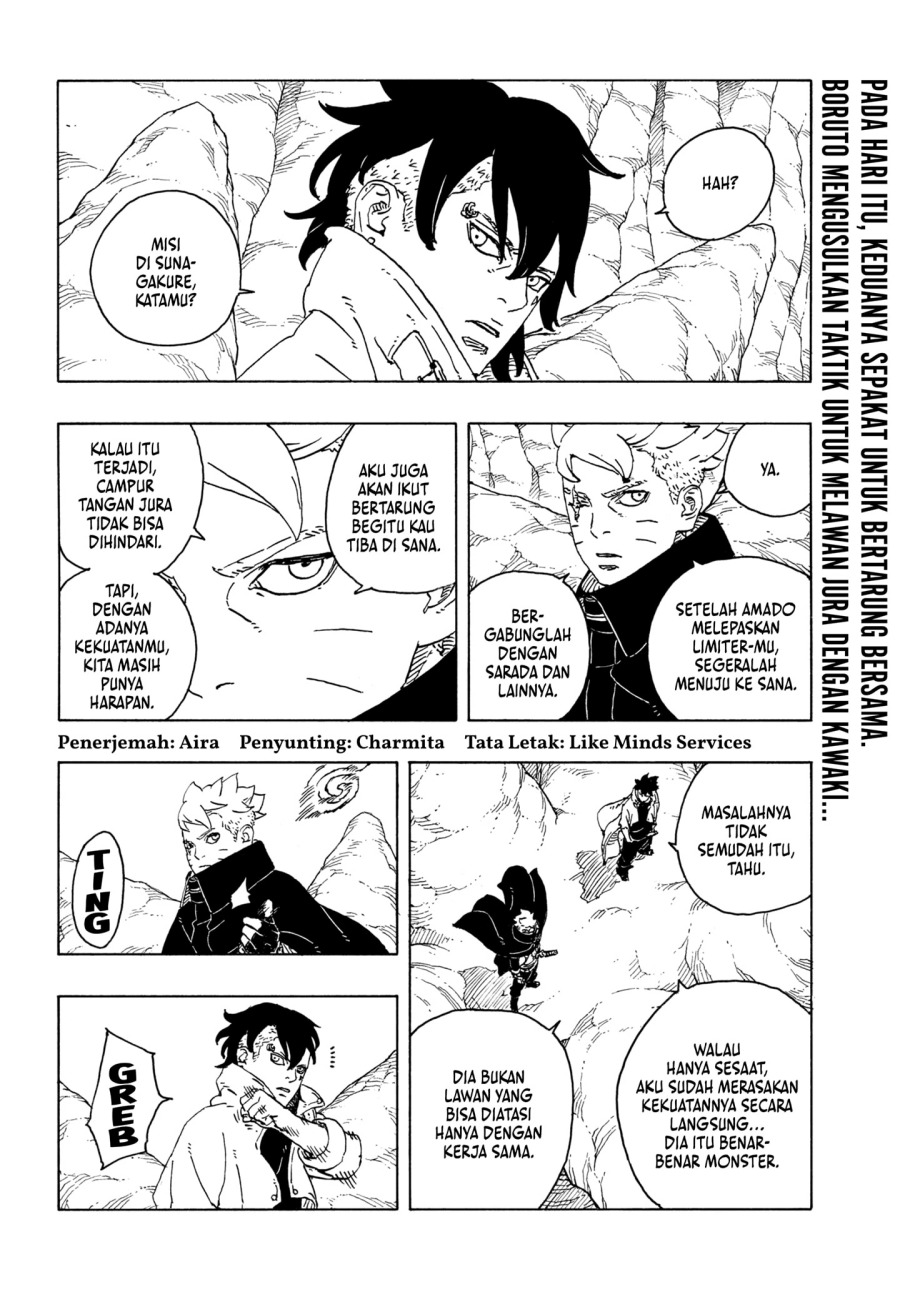 Boruto: Two Blue Vortex Chapter 24 Bahasa Indonesia