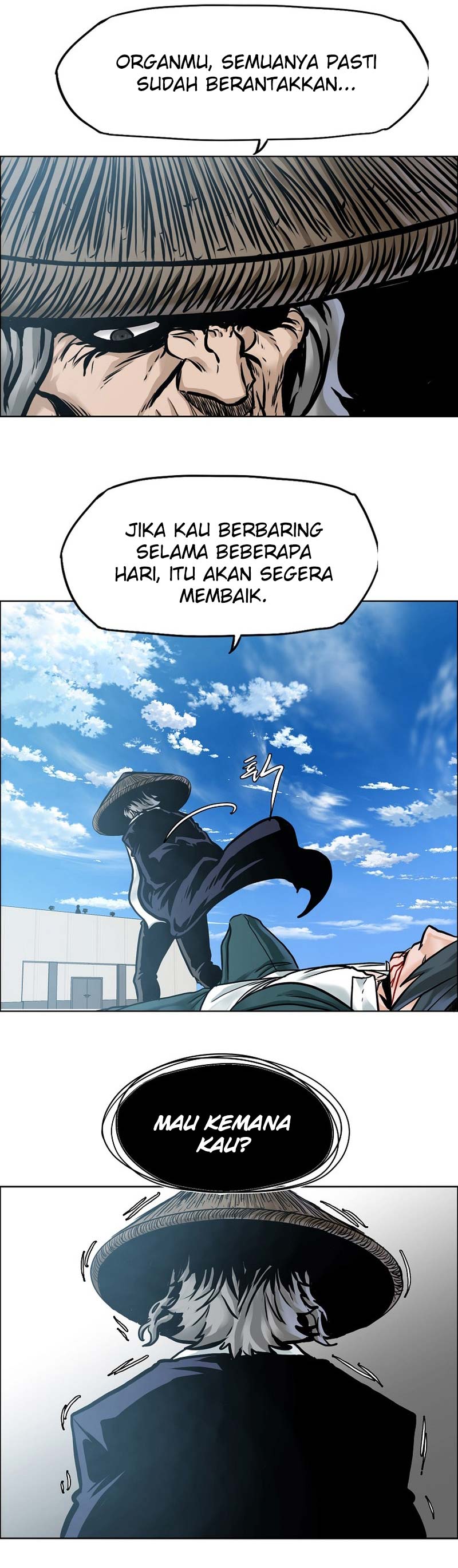 Boss in School Chapter 225 Bahasa Indonesia