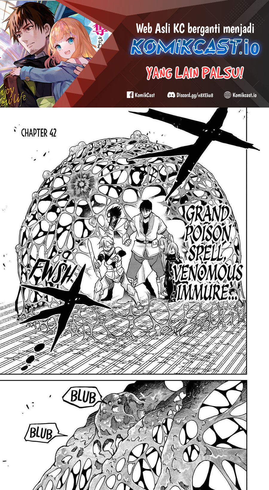 Boukensha License o Hakudatsu Sareta Ossan Dakedo, Manamusume ga Dekita no de Nonbiri Jinsei Chapter 42 Bahasa Indonesia