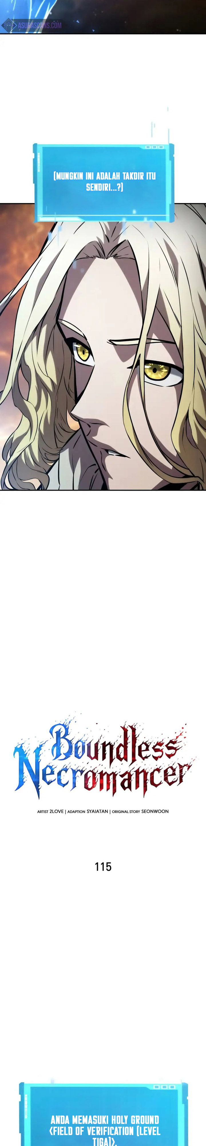 Boundless Necromancer Chapter 115 Bahasa Indonesia