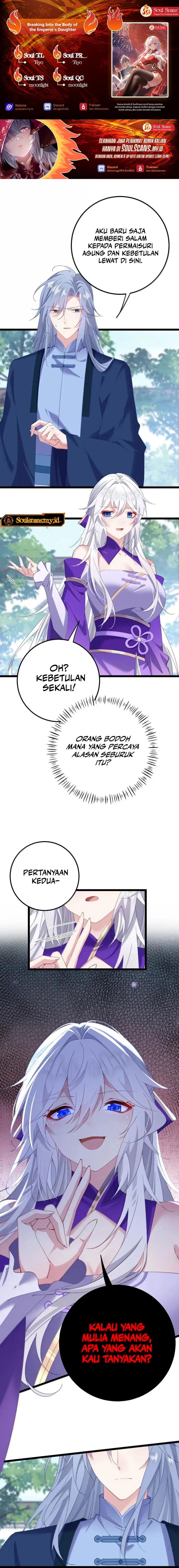 Breaking Into The Body of The Emperor’s Daughter (Unveiling the Emperor’s Secret) Chapter 26 Bahasa Indonesia