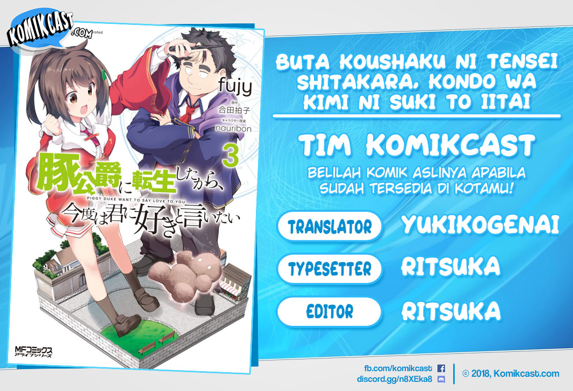 Buta Koushaku ni Tensei Shitakara, Kondo wa Kimi ni Suki to Iitai Chapter 22 Bahasa Indonesia