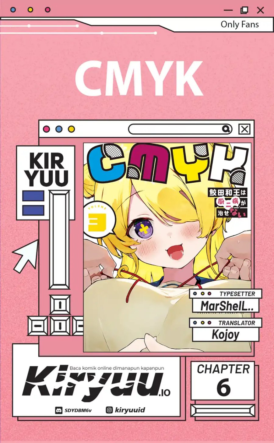 CMYK – Sameda Kazuou wa Chuunibyou ga Naosenai Chapter 06 Bahasa Indonesia