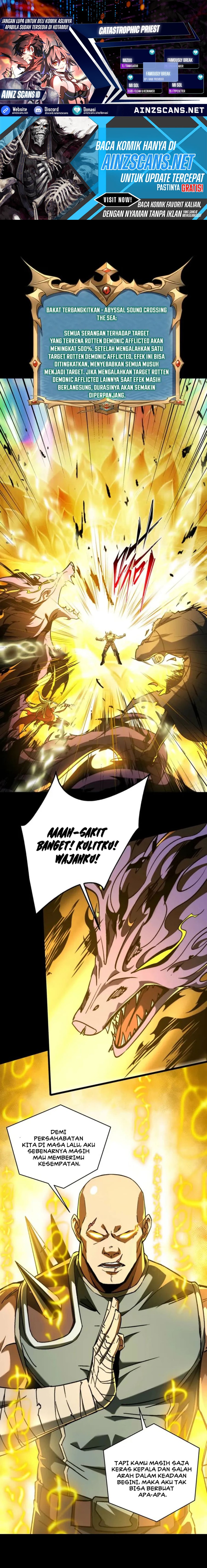 Catastrophic Priest Chapter 52 Bahasa Indonesia