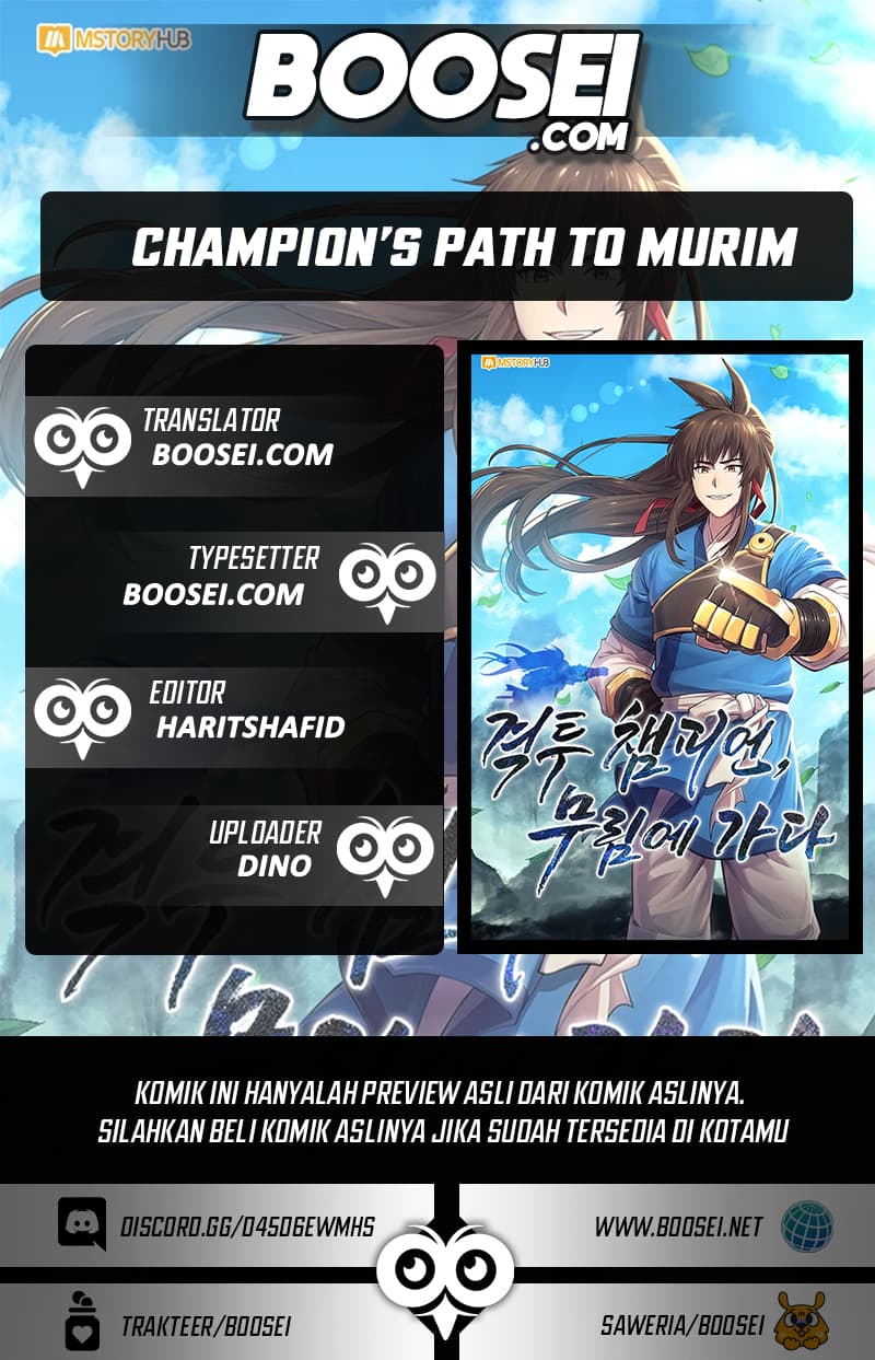 Champion’s Path to Murim Chapter 29 Bahasa Indonesia