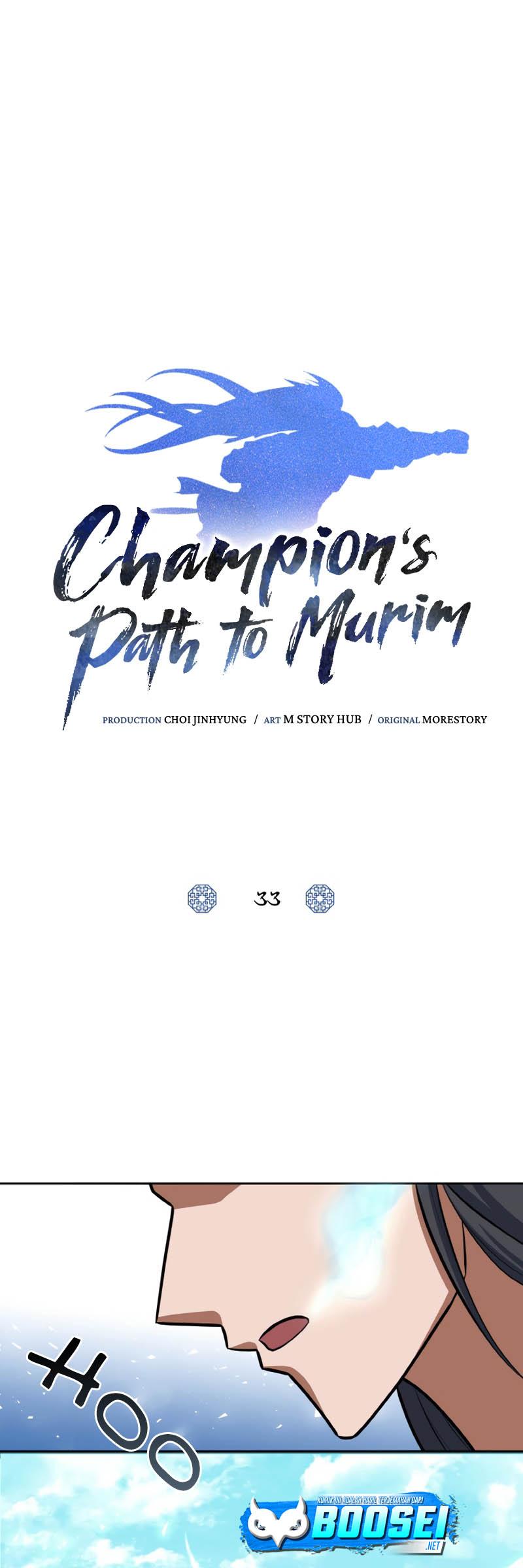 Champion’s Path to Murim Chapter 33 Bahasa Indonesia