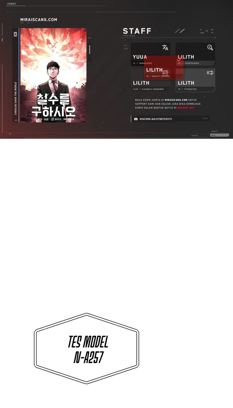 Cheolsu Saves the World Chapter 20 Bahasa Indonesia